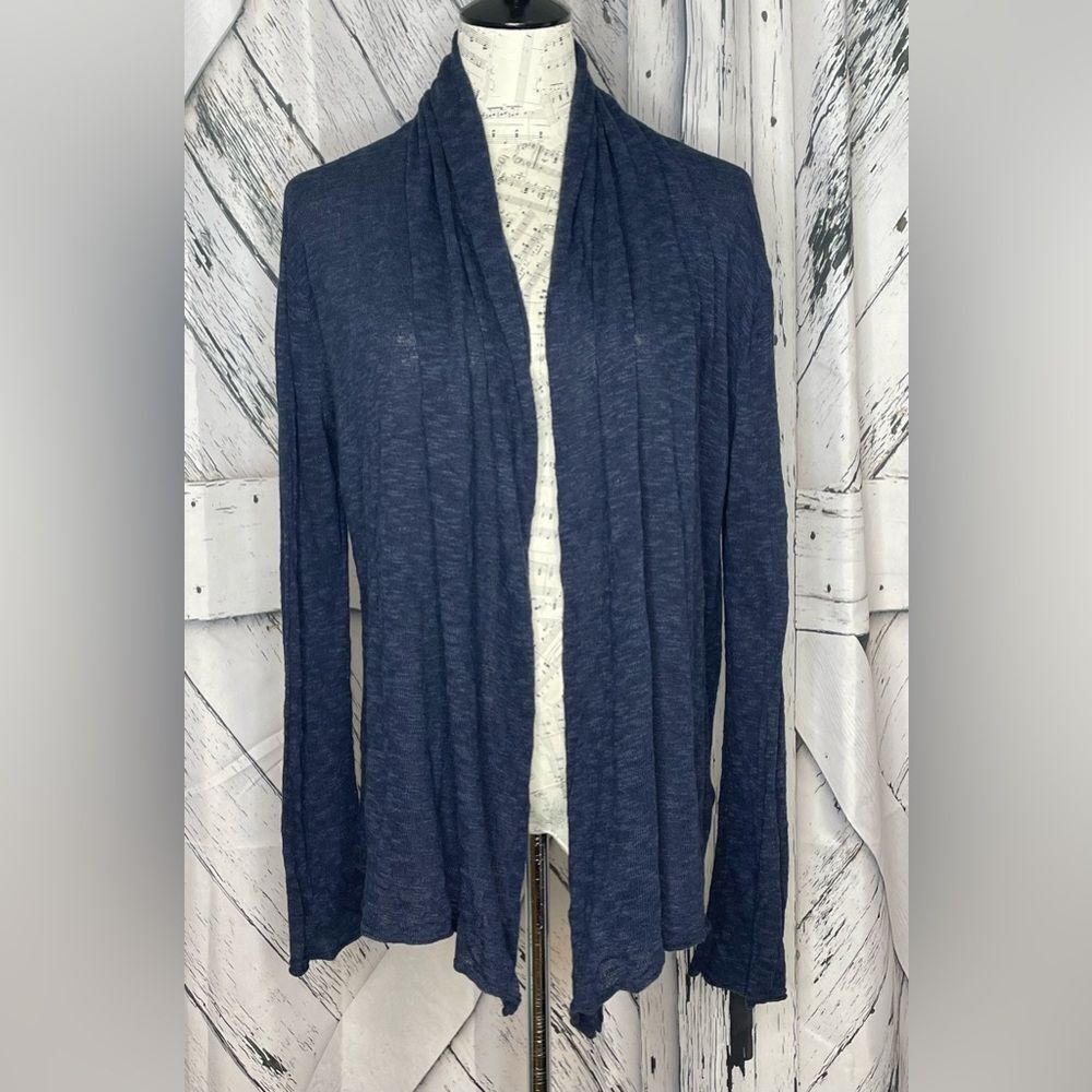 Stitchdrop Cardigan Shawl Collar Navy M